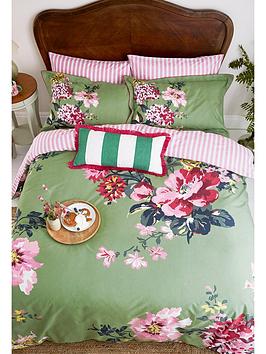 Product photograph of Joules Hydrangea Floral Duvet Cover Set from very.co.uk