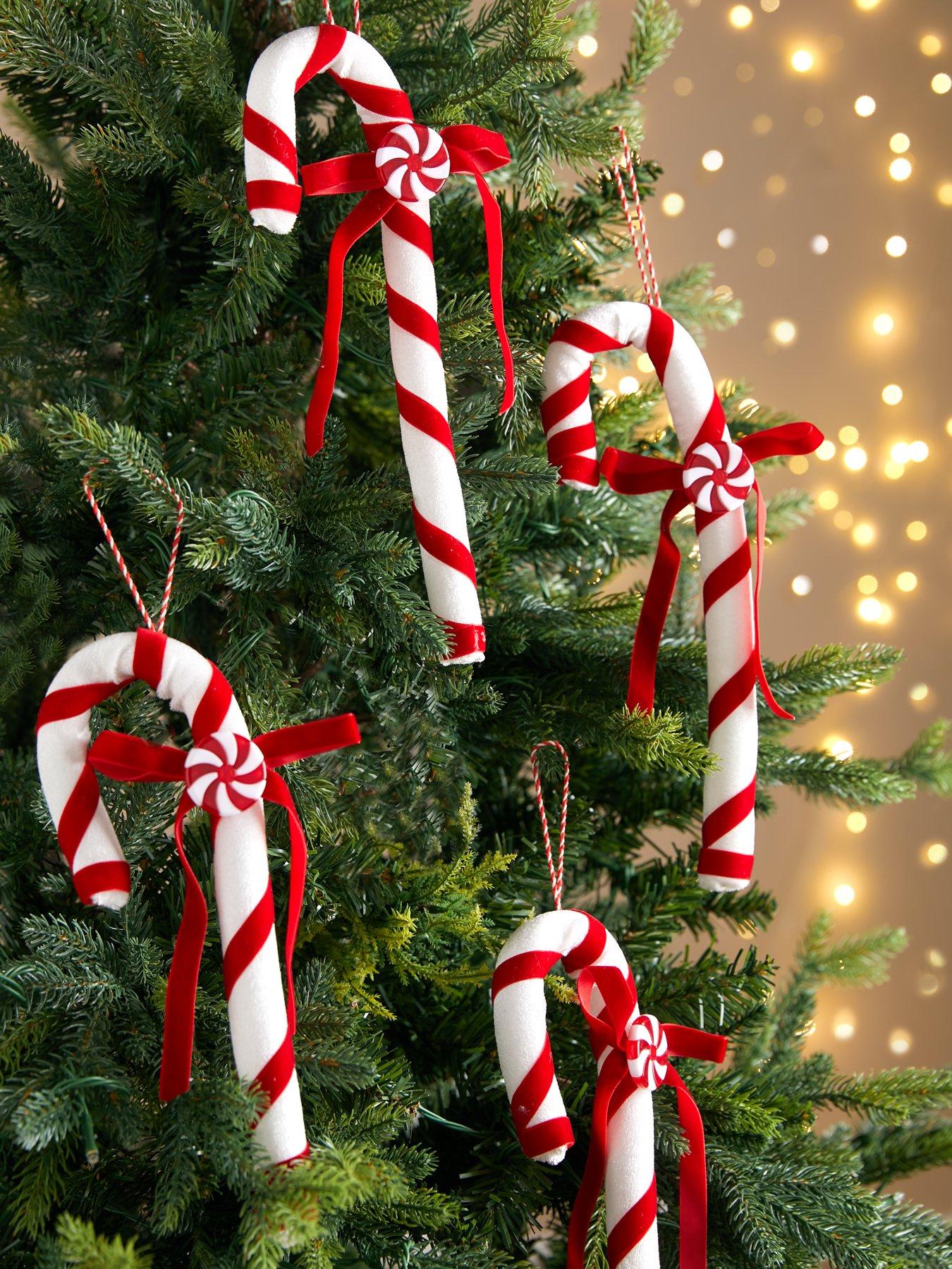 Candy cane best sale decorations