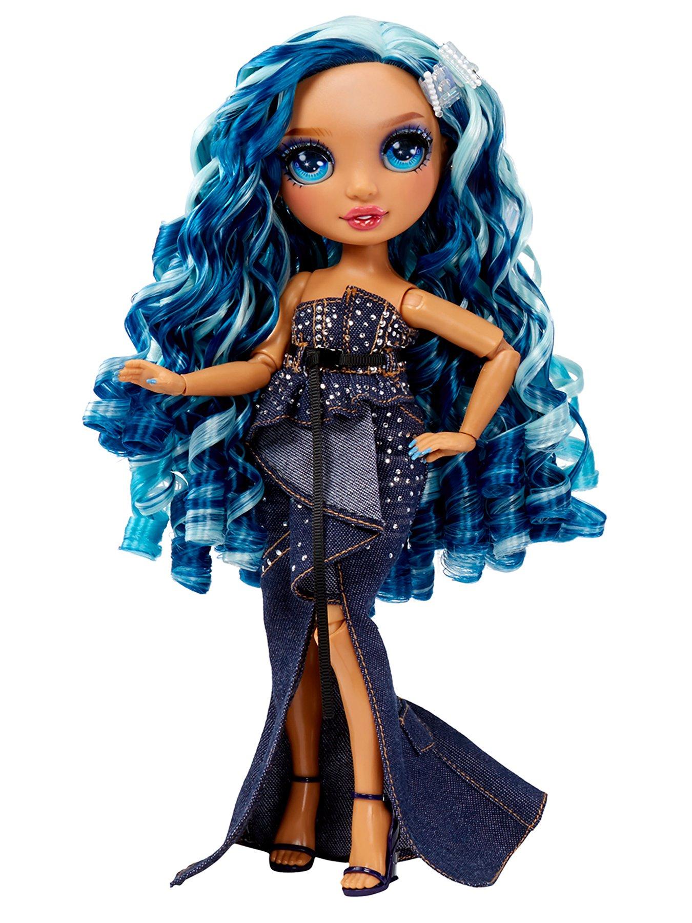 Doll store blue hair