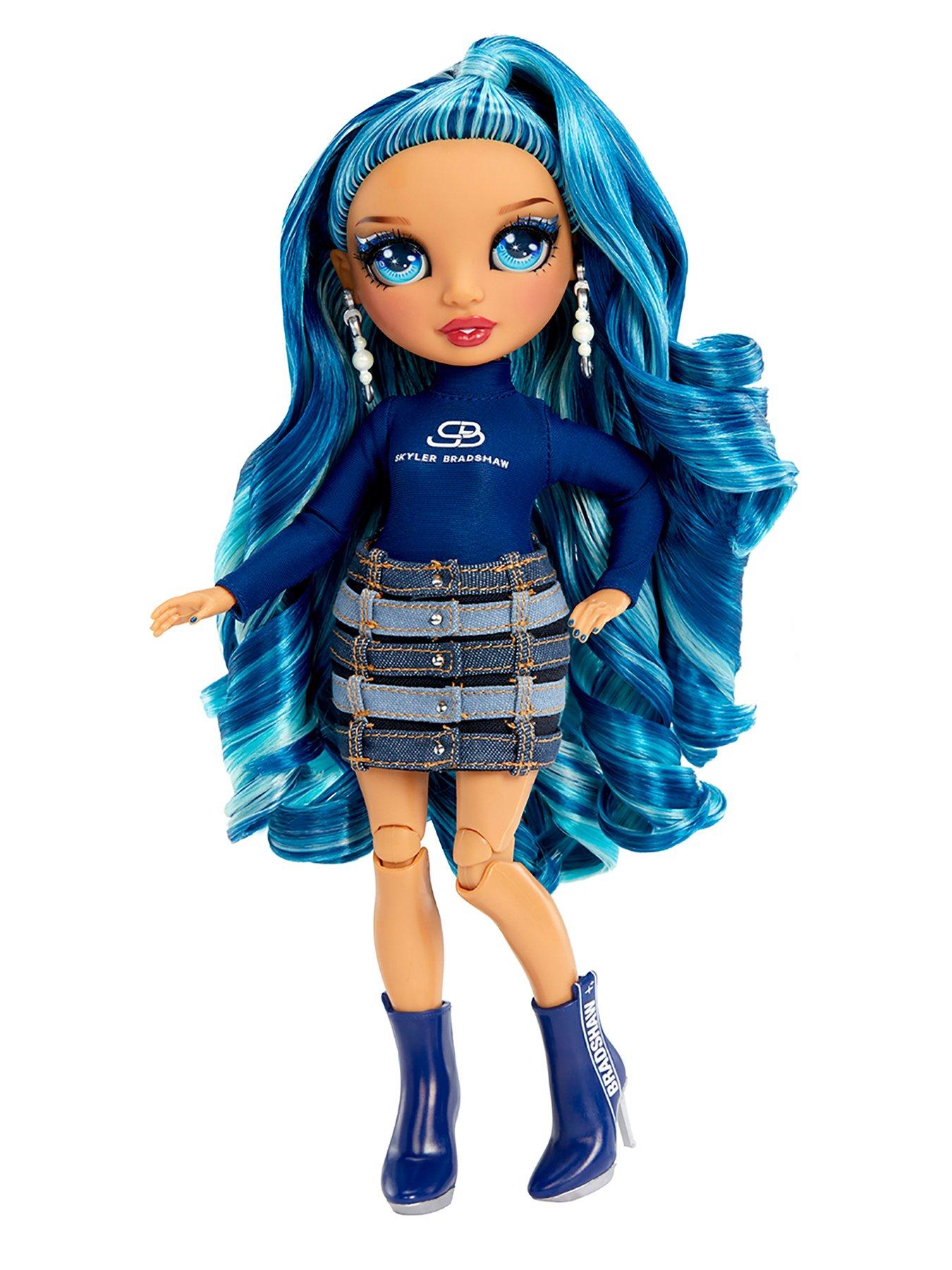 Rainbow High Skyler Bradshaw – Blue Fashion Doll with 2 Outfits for sale  online