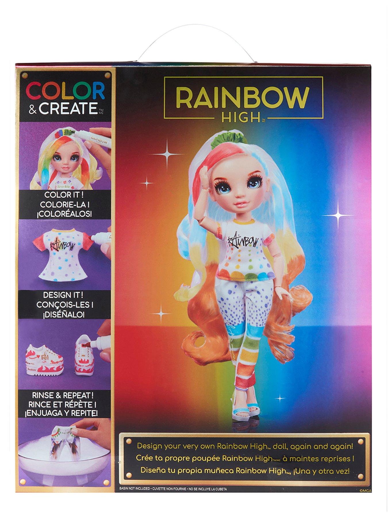 Rainbow High Colour Create Fashion Doll Blue Eyes Very