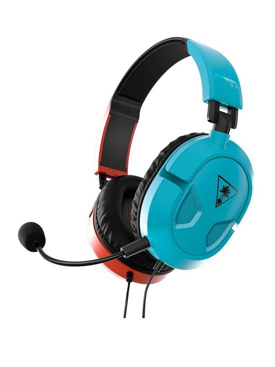 front image of turtle-beach-recon-50-gaming-headset-for-nintendo-switch-xbox-ps5-ps4-pc-ndash-neon