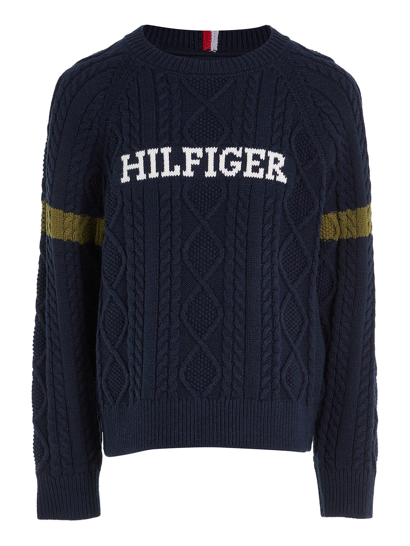 Boys tommy 2024 hilfiger jumper