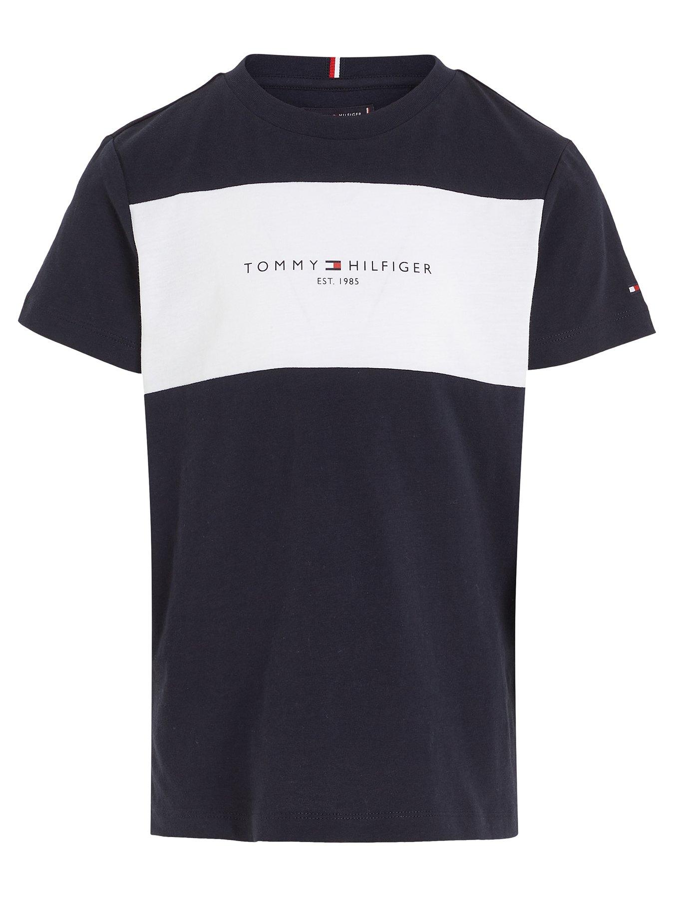 Tommy Hilfiger - TH Monogram Long Sleeve T-Shirt - Boys - Grey - 14yrs