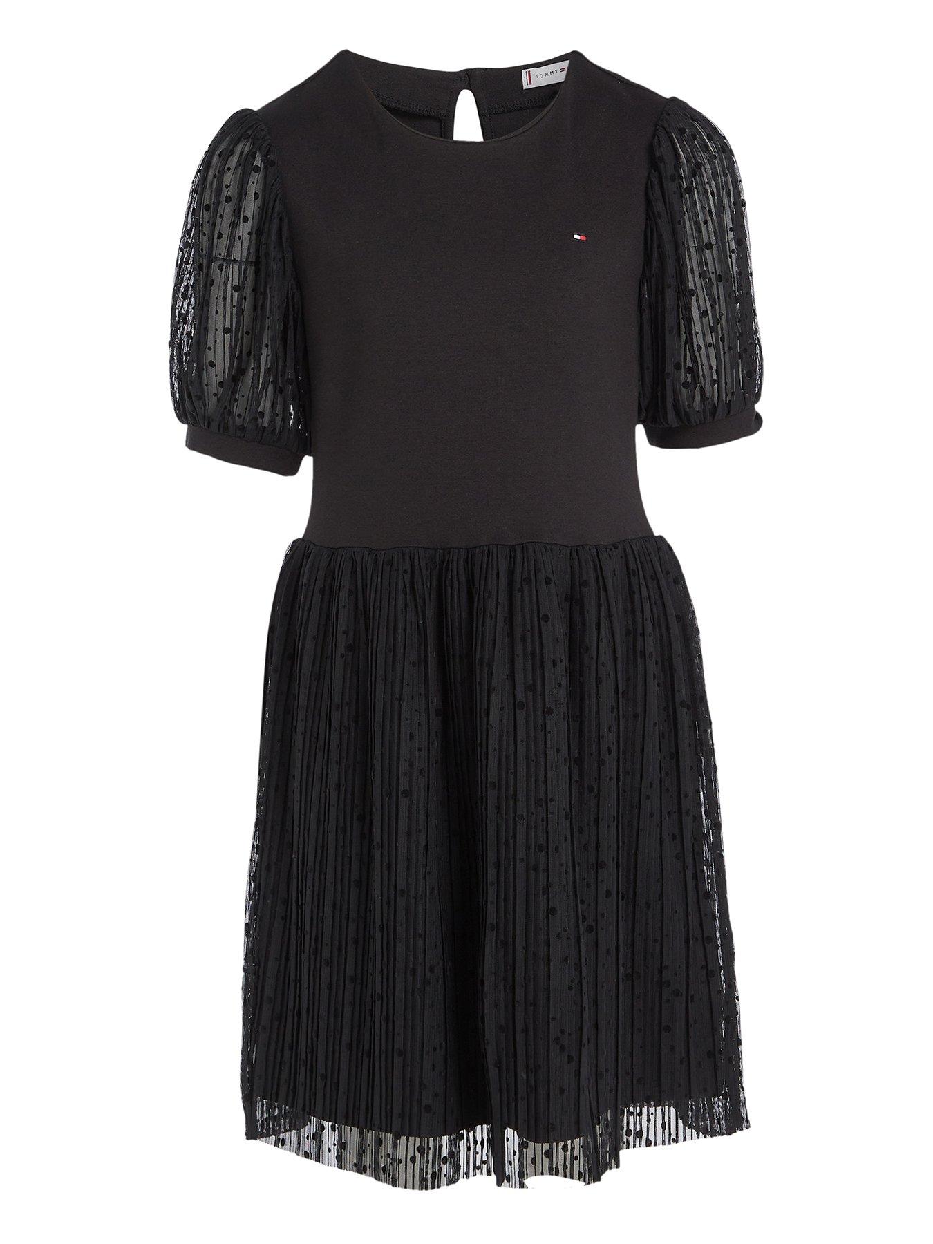 Tommy hilfiger black lace hot sale dress