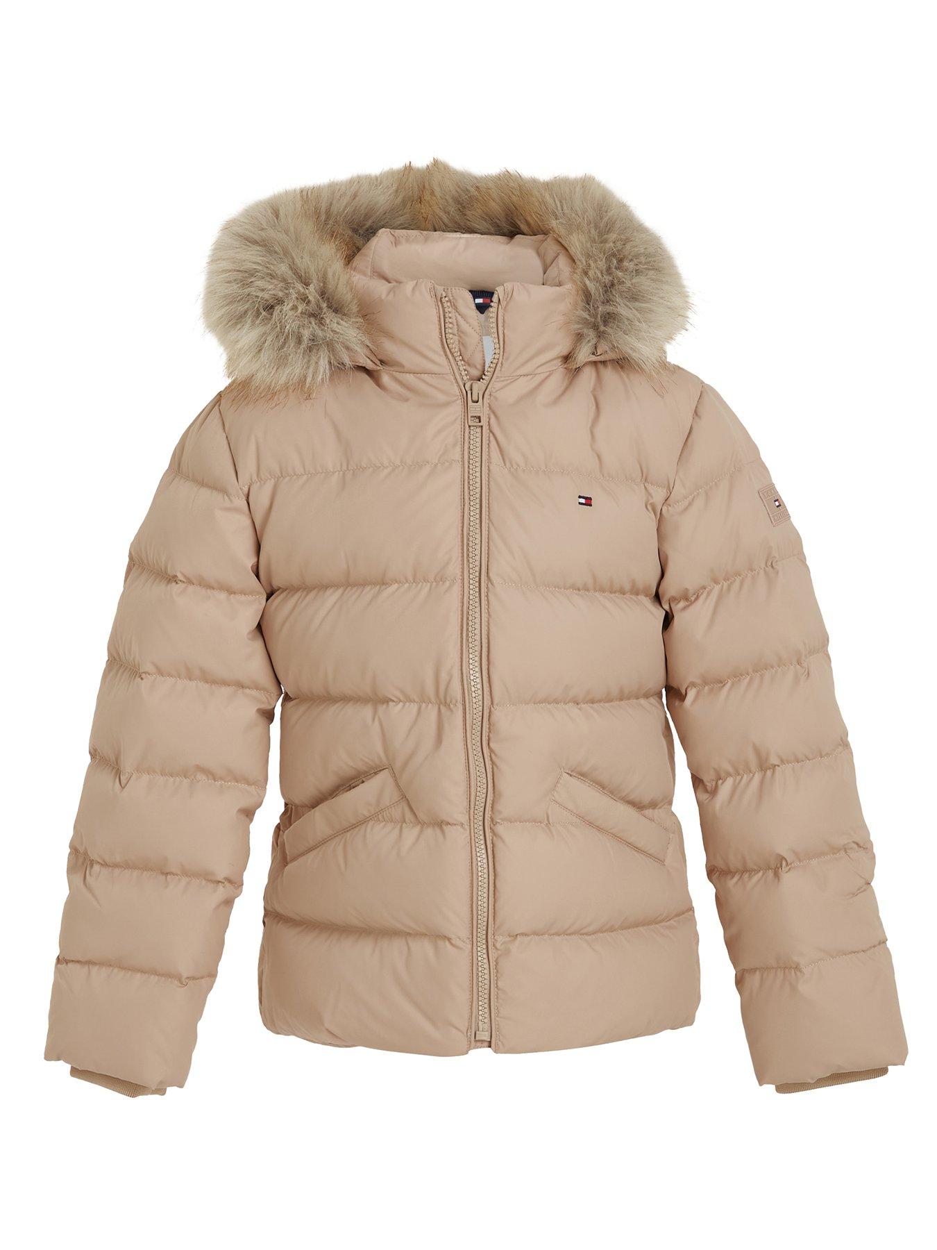 Beige tommy hot sale hilfiger jacket