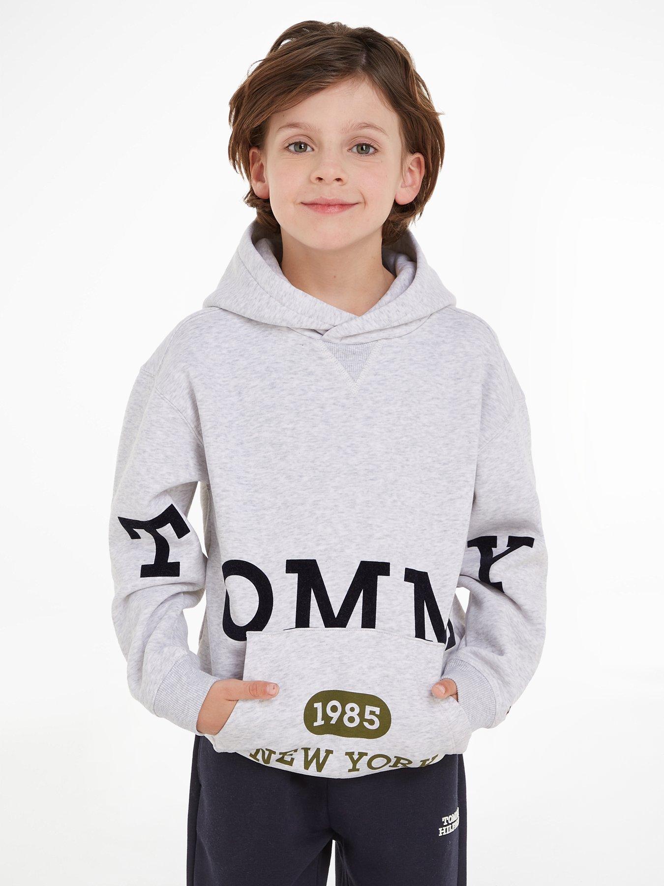 Hoodie - Light grey marl/New York - Kids