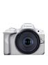  image of canon-eos-r50-aps-c-mirrorless-camera-inc-rf-s-18-45mm-lens-white