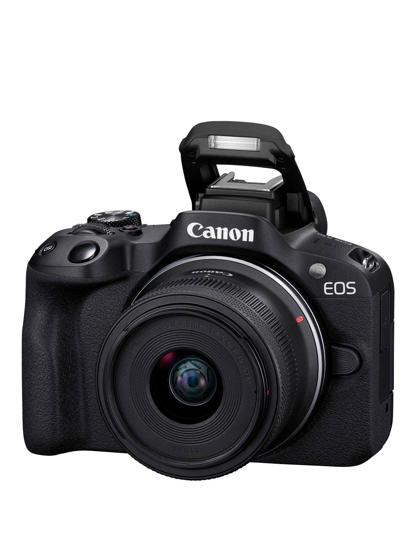 Image 3 of 7 of Canon EOS R50 APS-C Mirrorless Camera inc RF-S 18-45mm Lens - Black