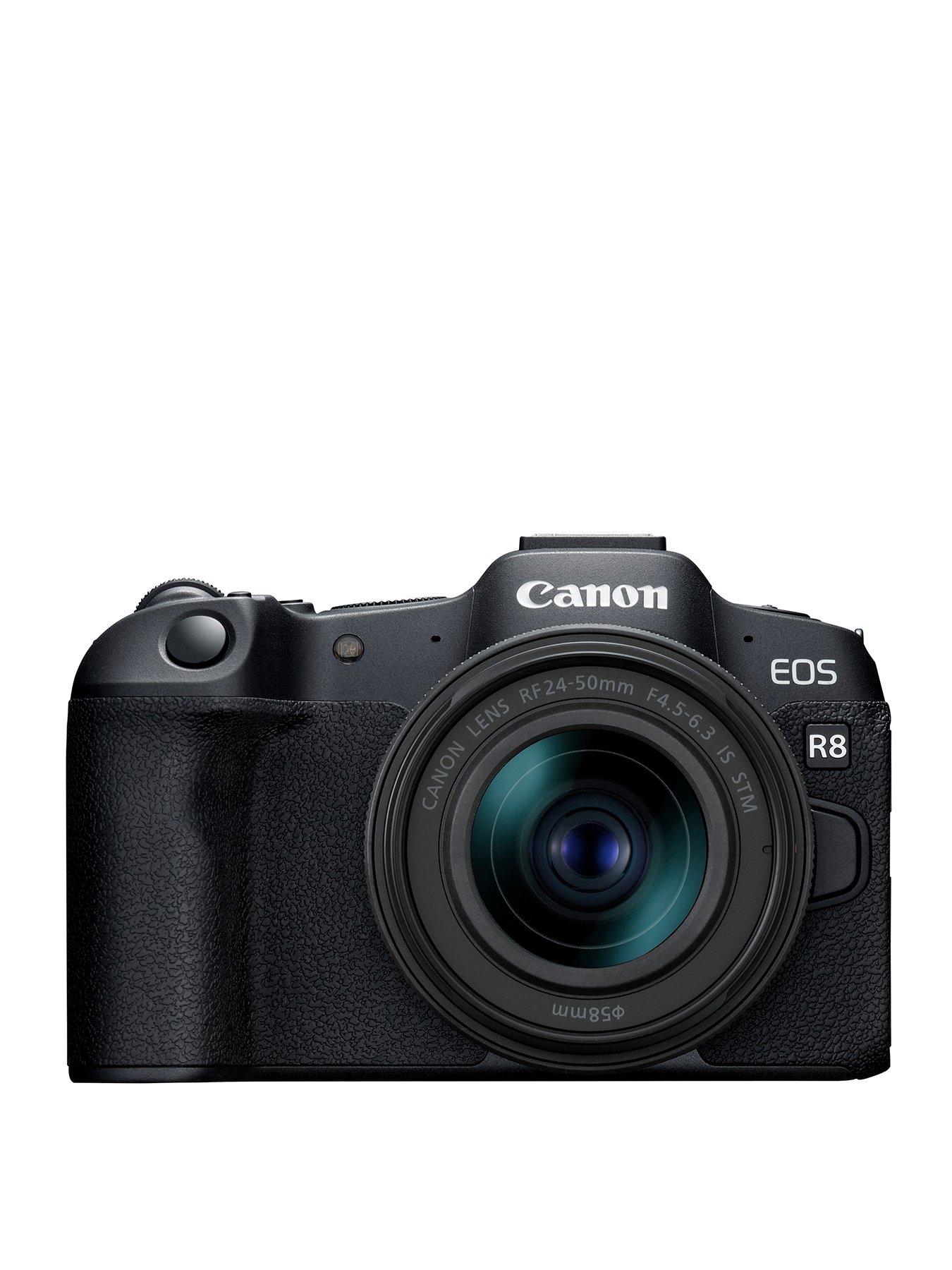 undefined EOS R8 Full Frame Mirrorless Camera with RF 24-50mm F4.5-6.3 IS STM Lens