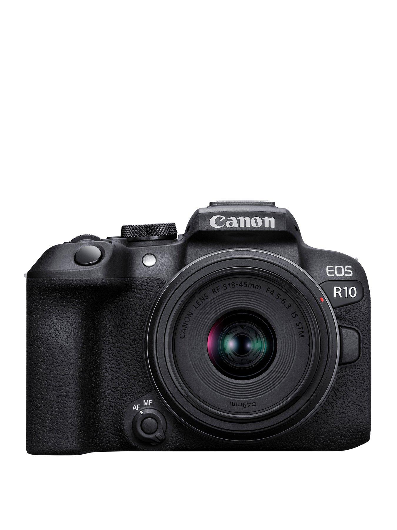 Image of Canon EOS R10 APS-C Mirrorless Camera with RF-S 18-45mm Lens Kit