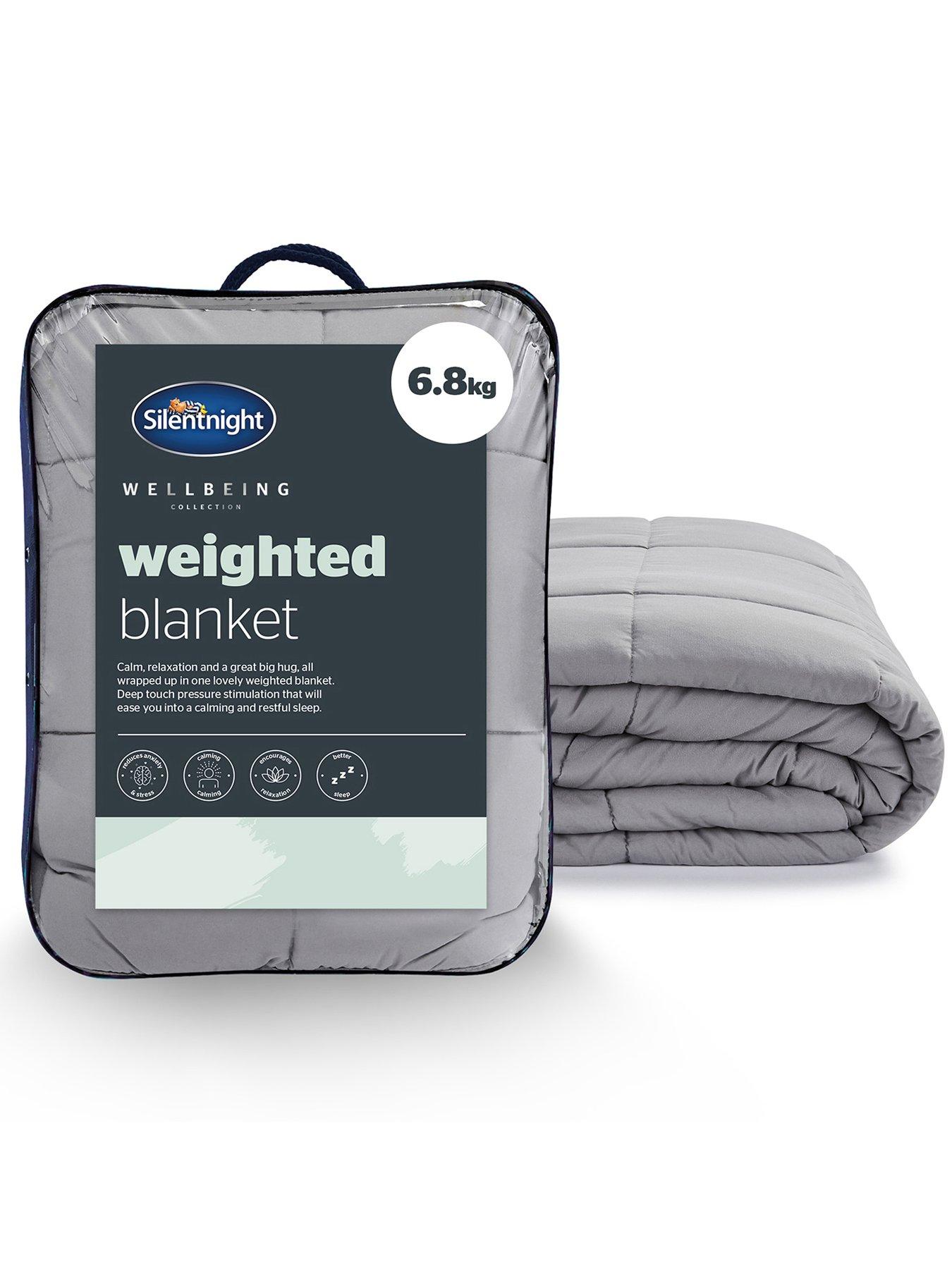 Silentnight Wellbeing Adult 6.8kg Weighted Blanket - Grey