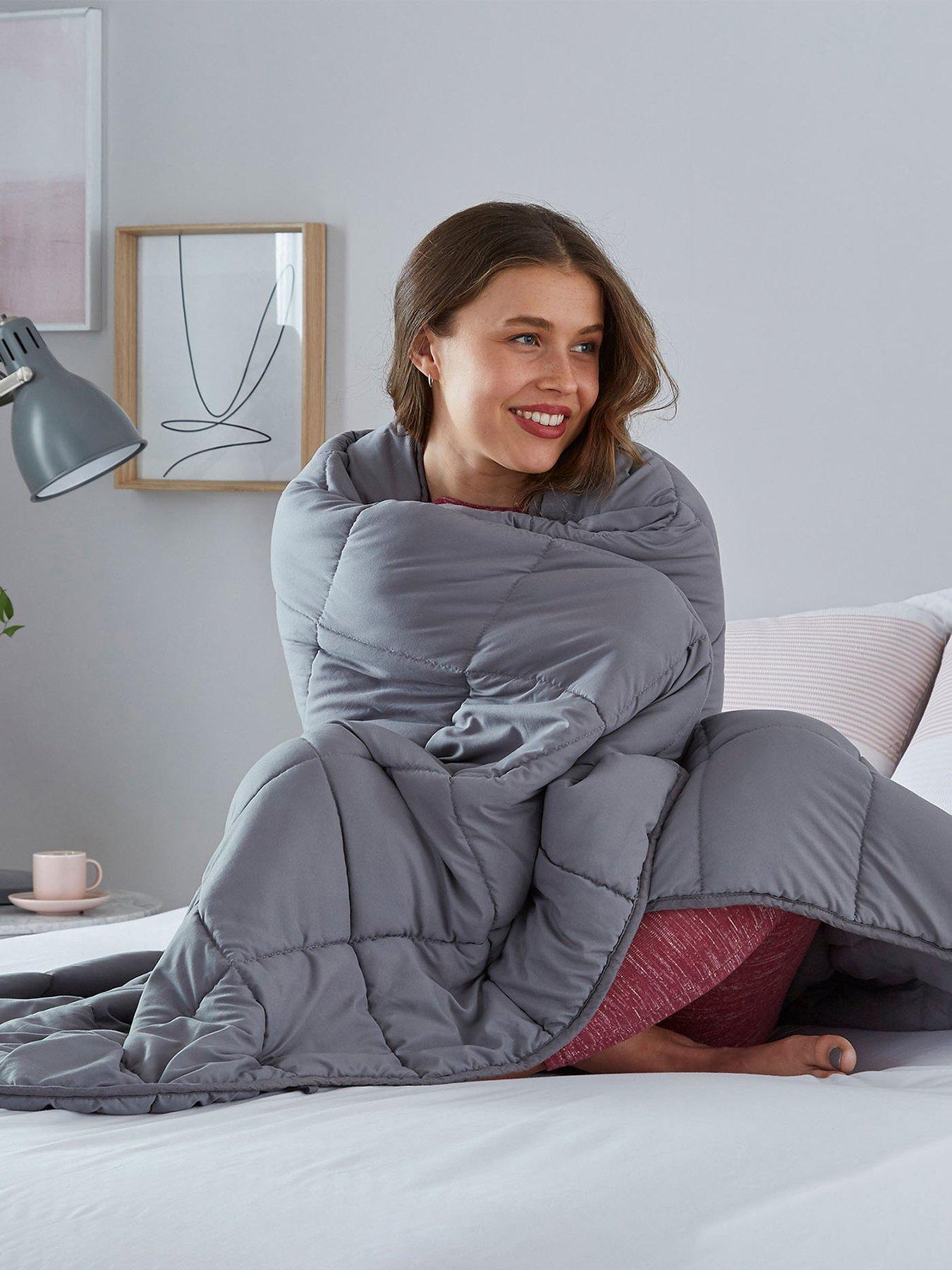 Silentnight Wellbeing Adult 6.8kg Weighted Blanket - Grey