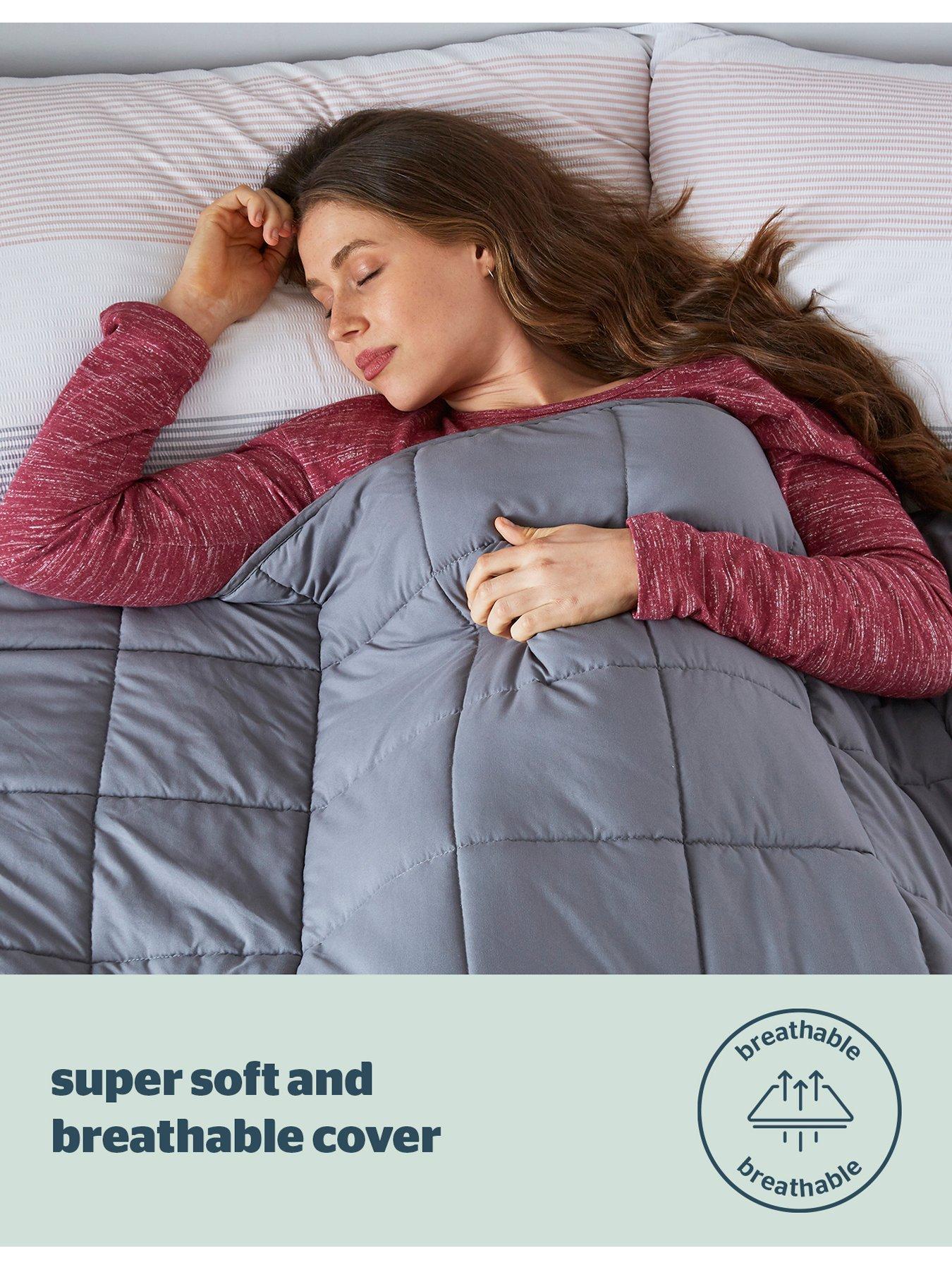 Silentnight Wellbeing Adult 6.8kg Weighted Blanket Grey Very