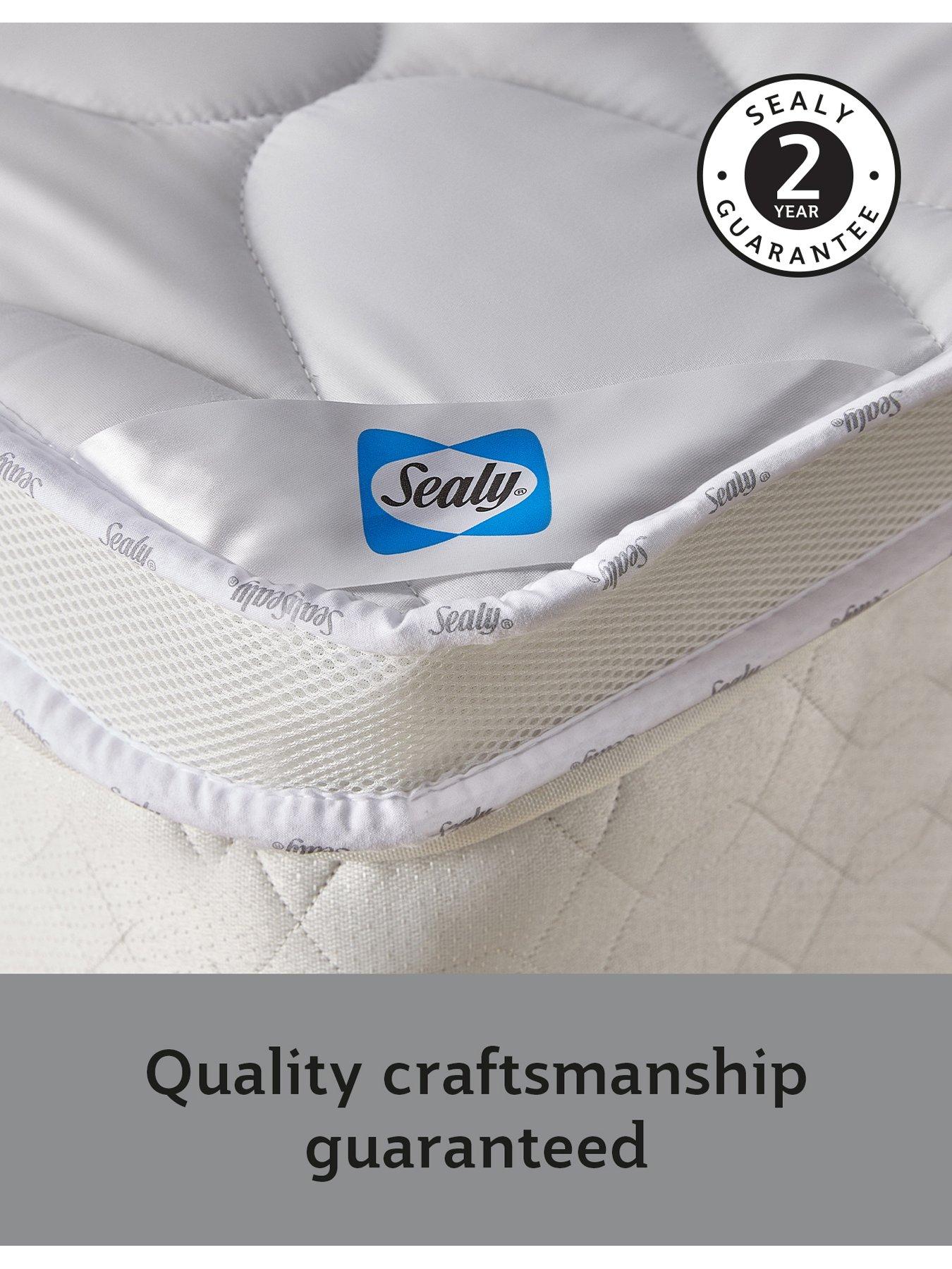 Image 6 of 7 of Sealy Deeply Full Mattress Topper - White