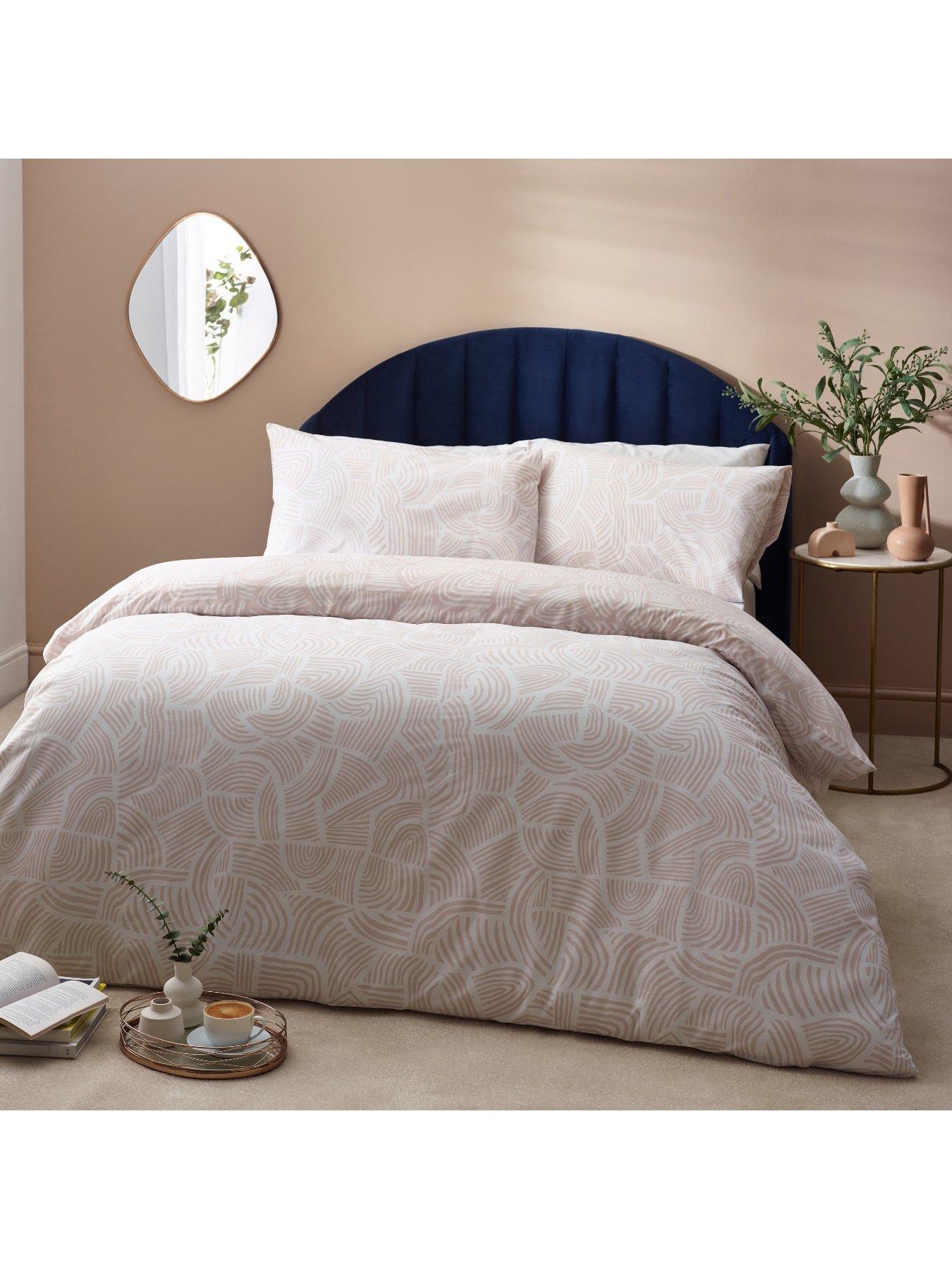 Product photograph of Hoem Natural Dunes Duvet Cover Set from very.co.uk