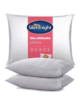 Product photograph of Silentnight The Ultimate Pillow Pair - White from very.co.uk