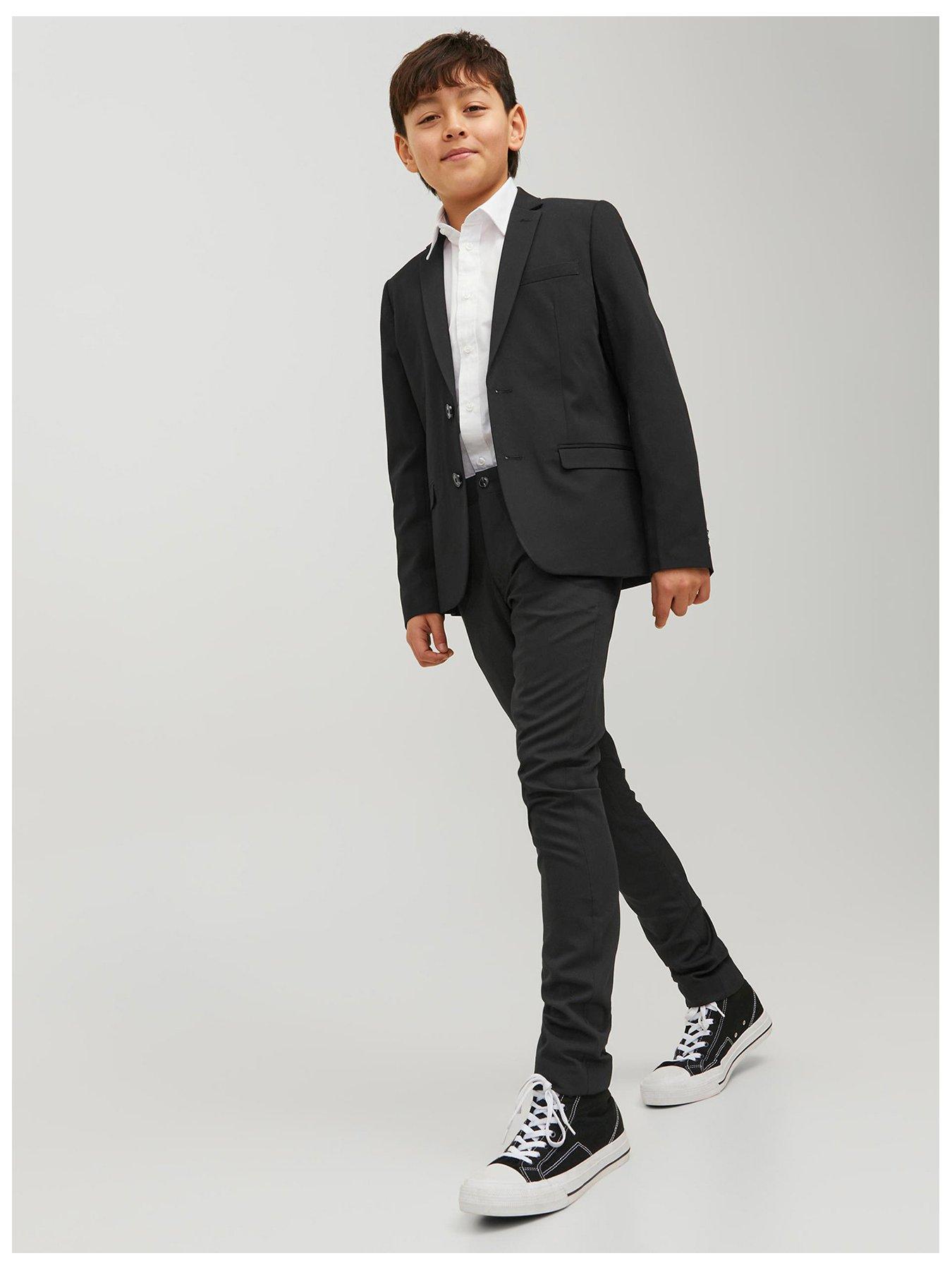 Image 1 of 5 of Jack & Jones Junior Boys Solar Suit Trousers - Black