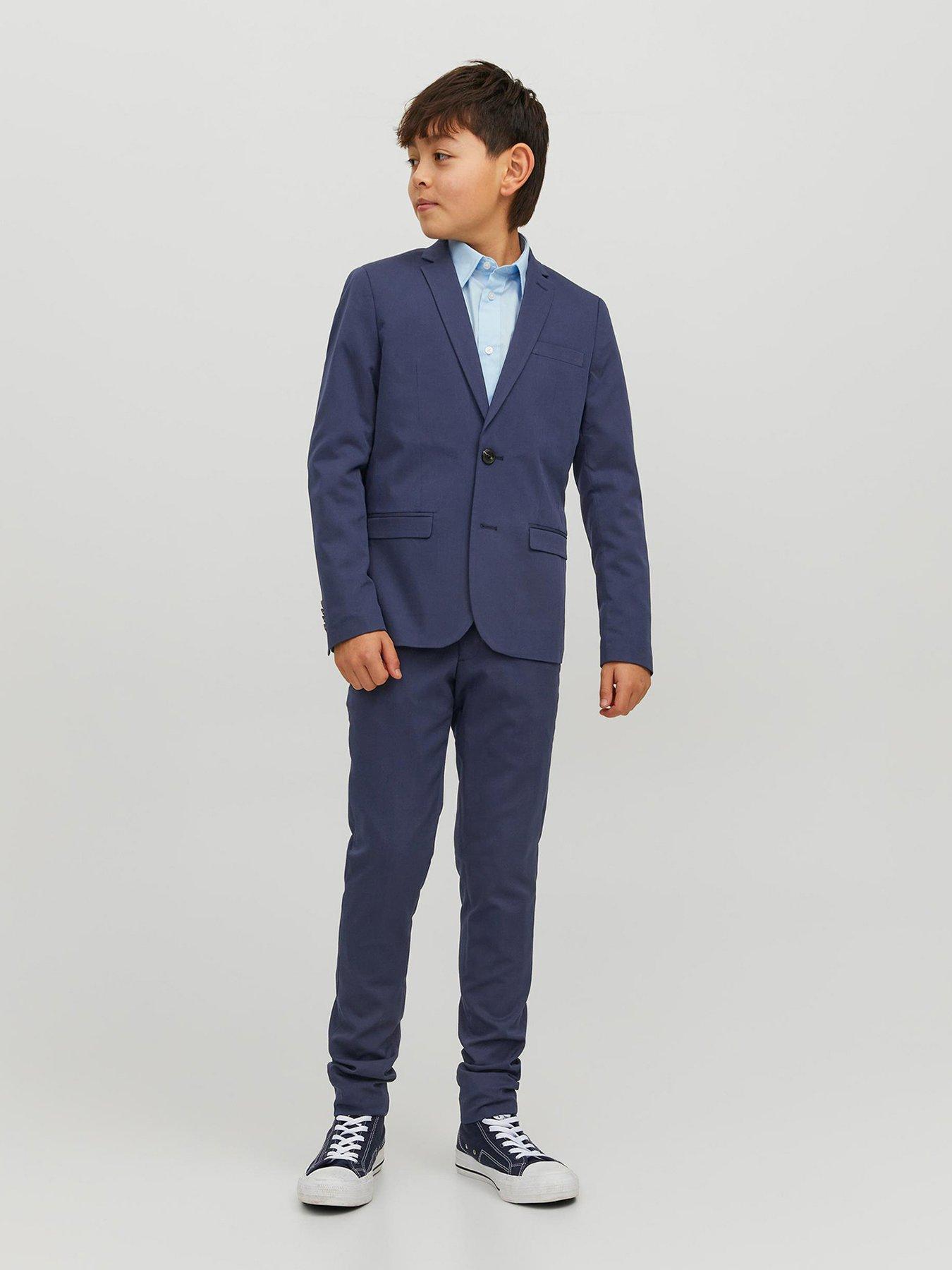 Jack & Jones Junior Boys Solar Suit Trousers - Medieval Blue