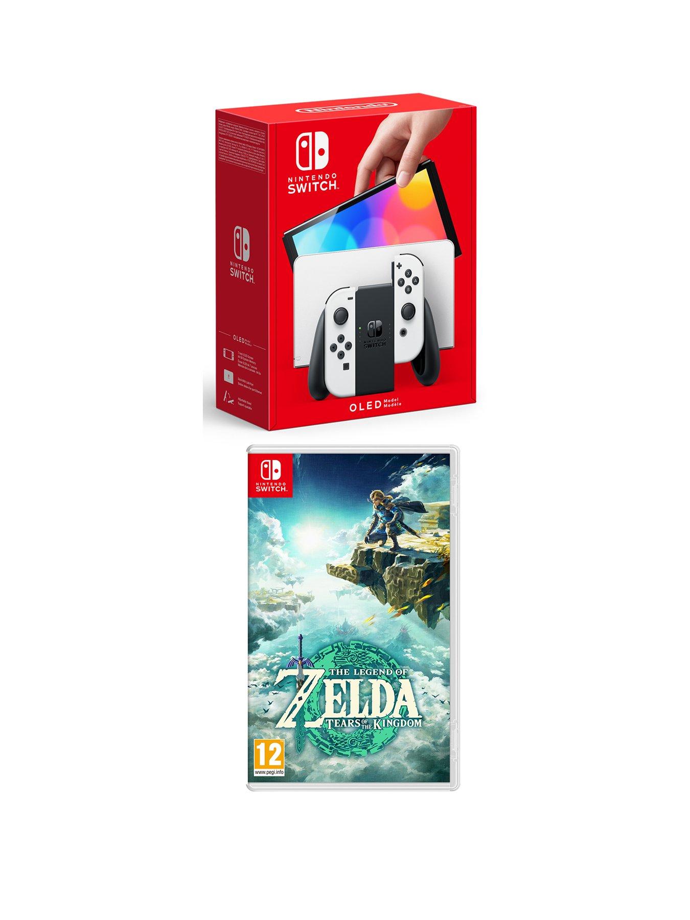undefined OLED White Console with Zelda: Tears of the Kingdom