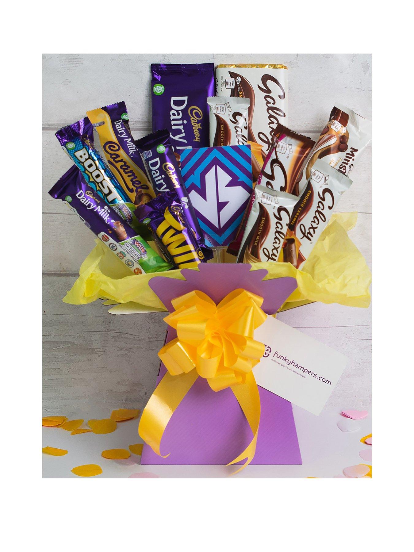Product photograph of Galaxy Vs Cadbury Chocolate Bouquet from very.co.uk