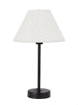 Product photograph of Very Home Boucle Table Lamp from very.co.uk