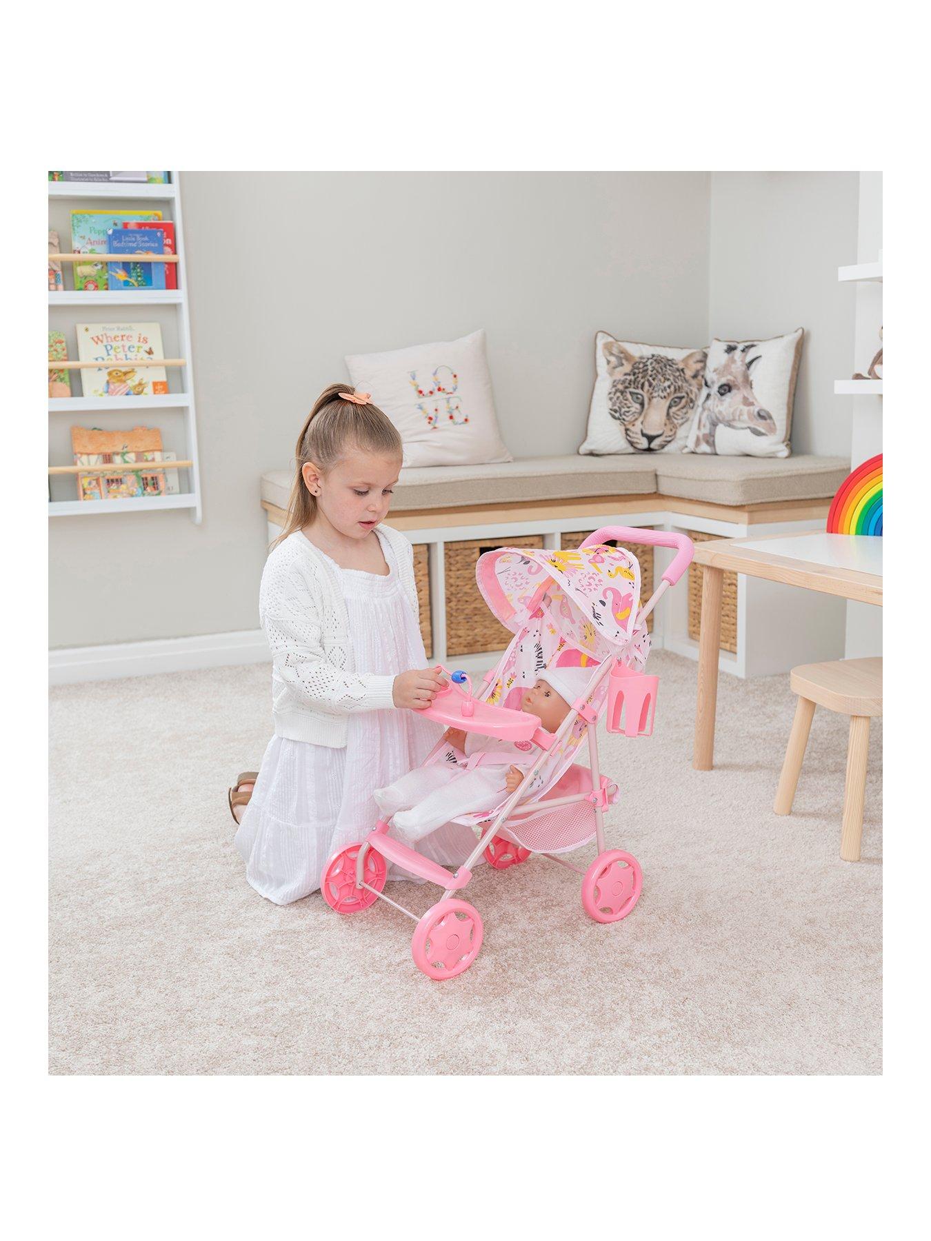 Baby doll best sale and pushchair