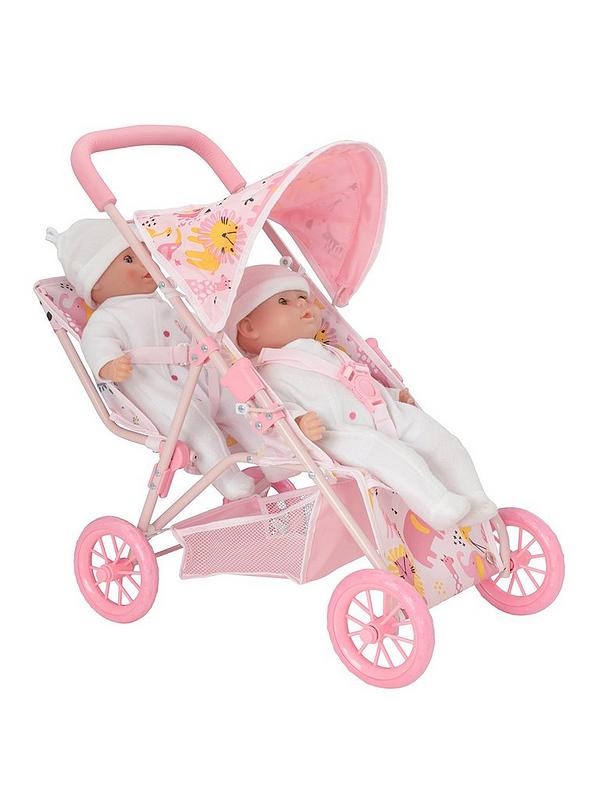 Image 1 of 6 of undefined Junior Doll Twin Stroller and Bag