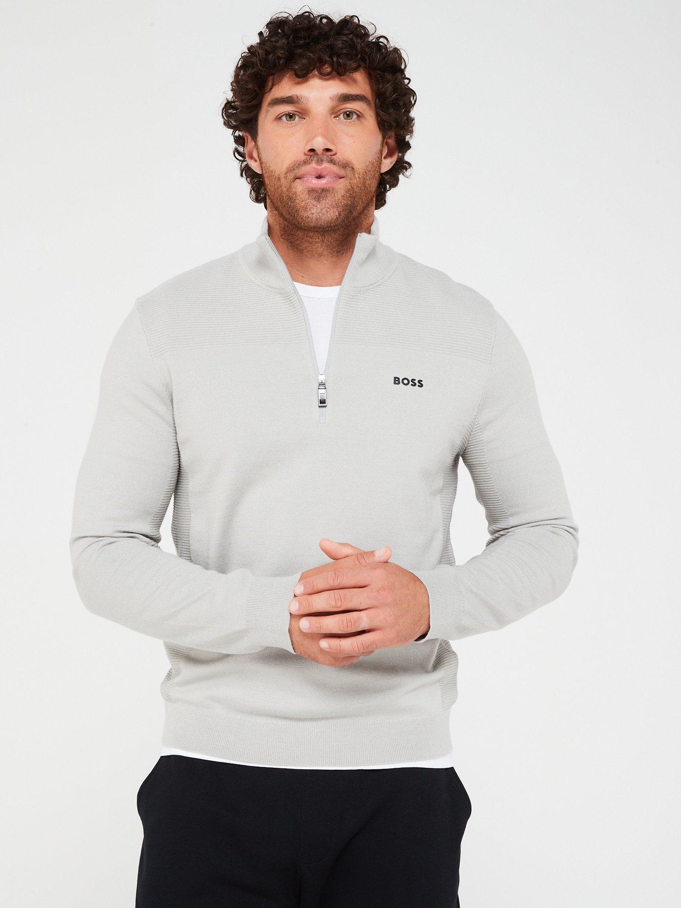 Boss hotsell grey jumper