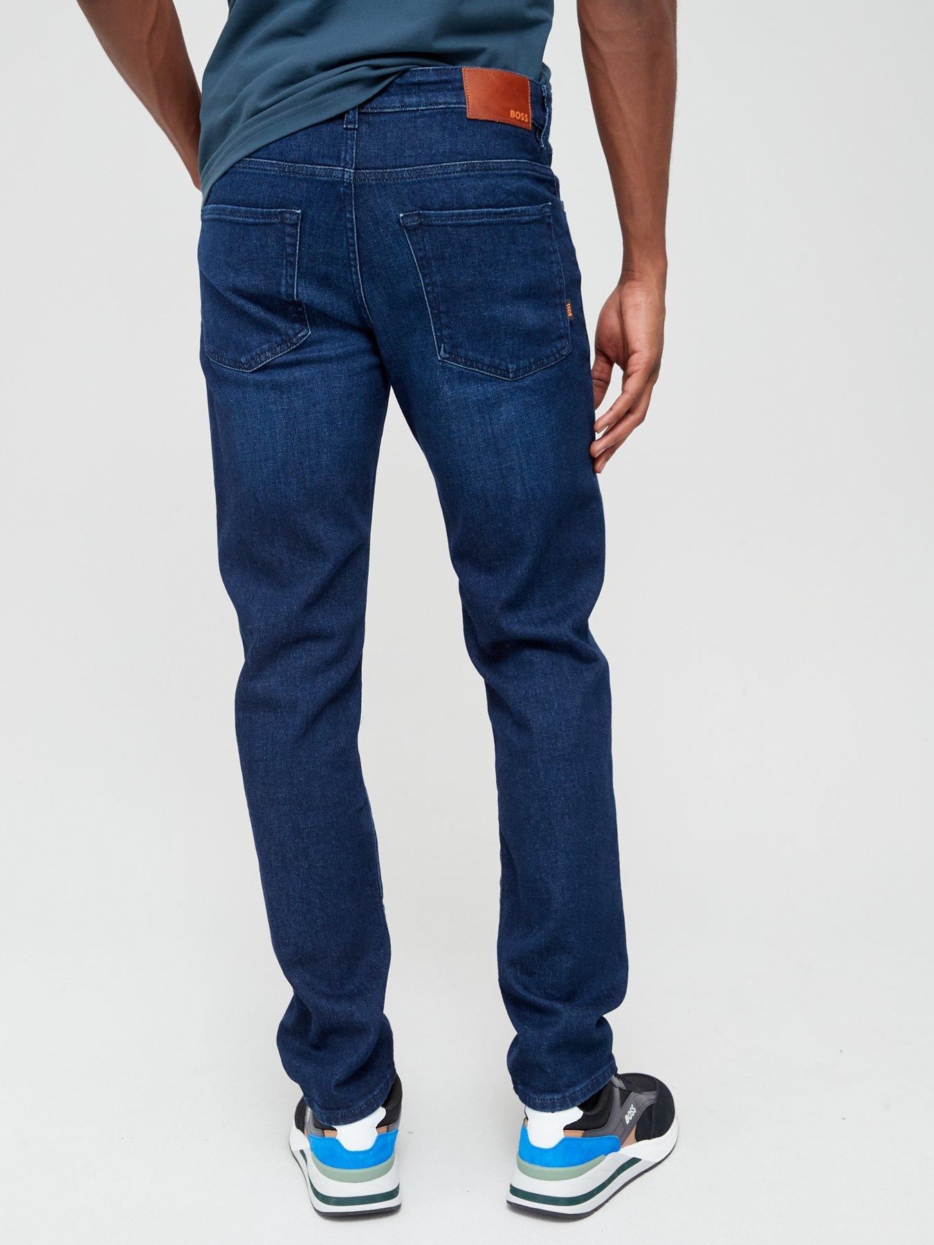 BOSS Regular Fit Jeans Dark Blue Very