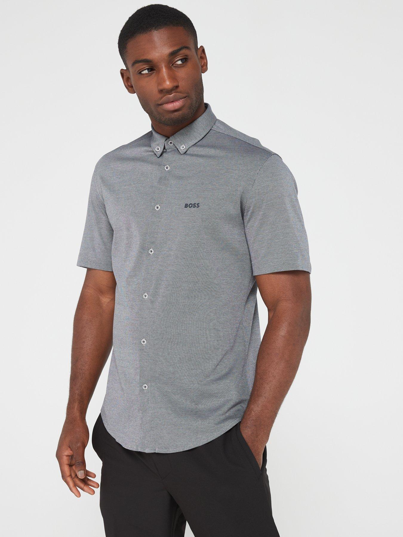 Hugo boss short hot sale sleeve shirt sale