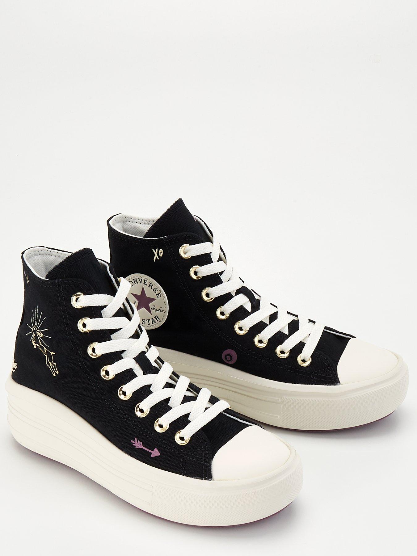 Very on sale black converse