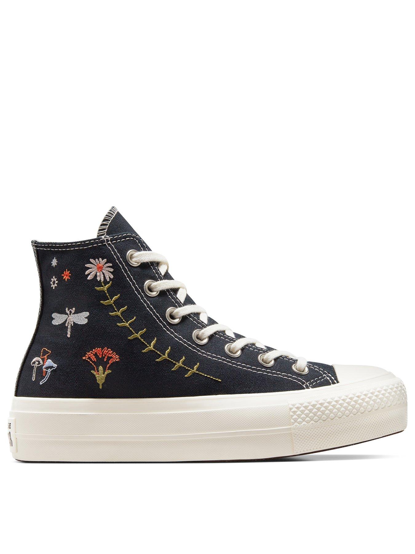 Black canvas deals converse