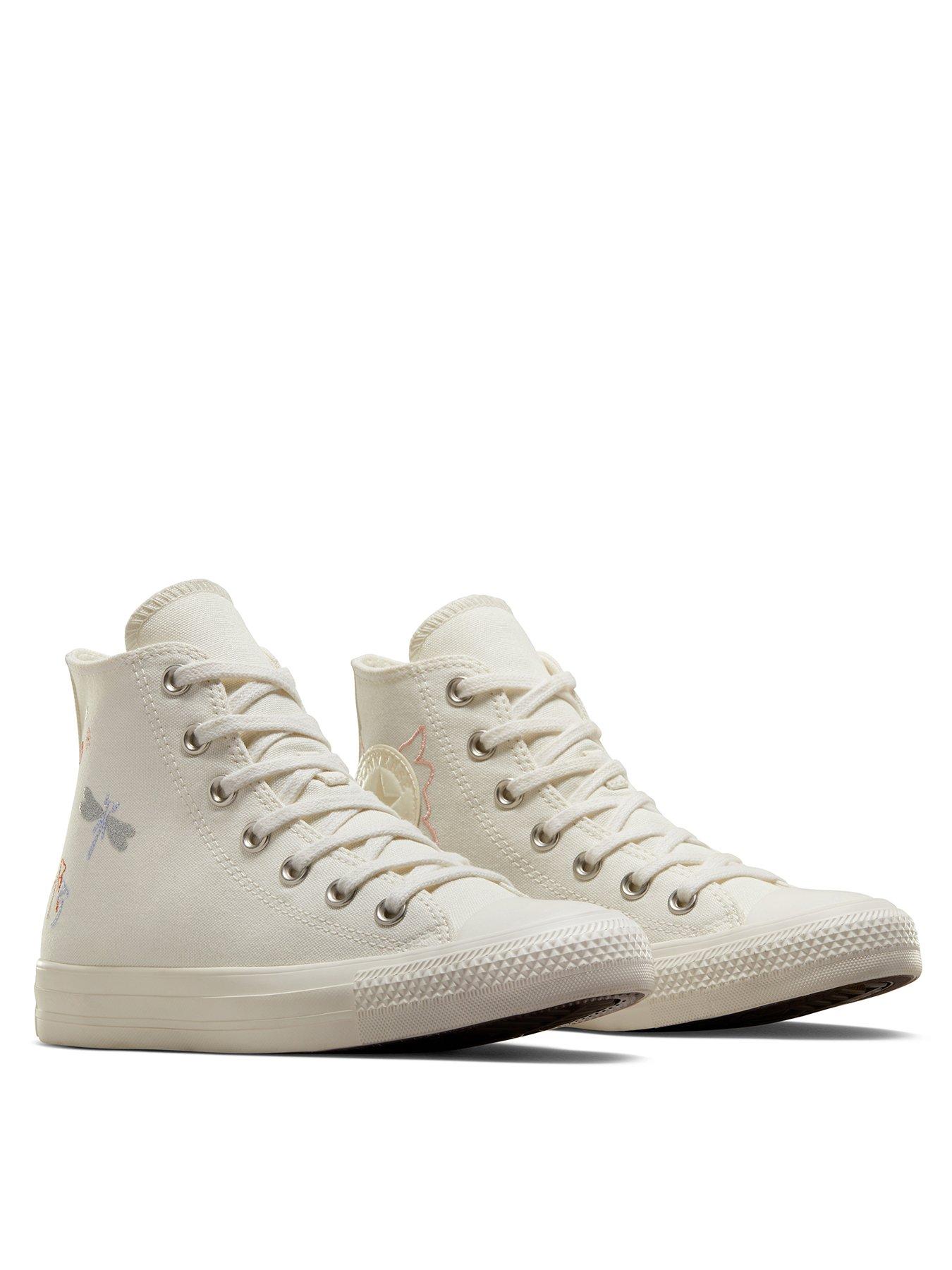 Cream converse cheap high tops