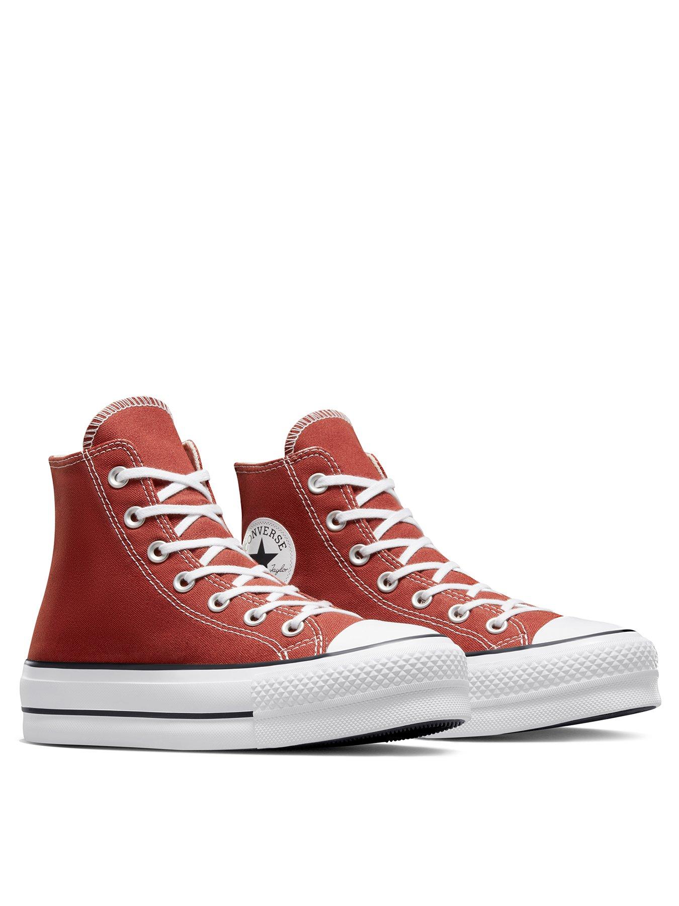 Converse deals canvas red