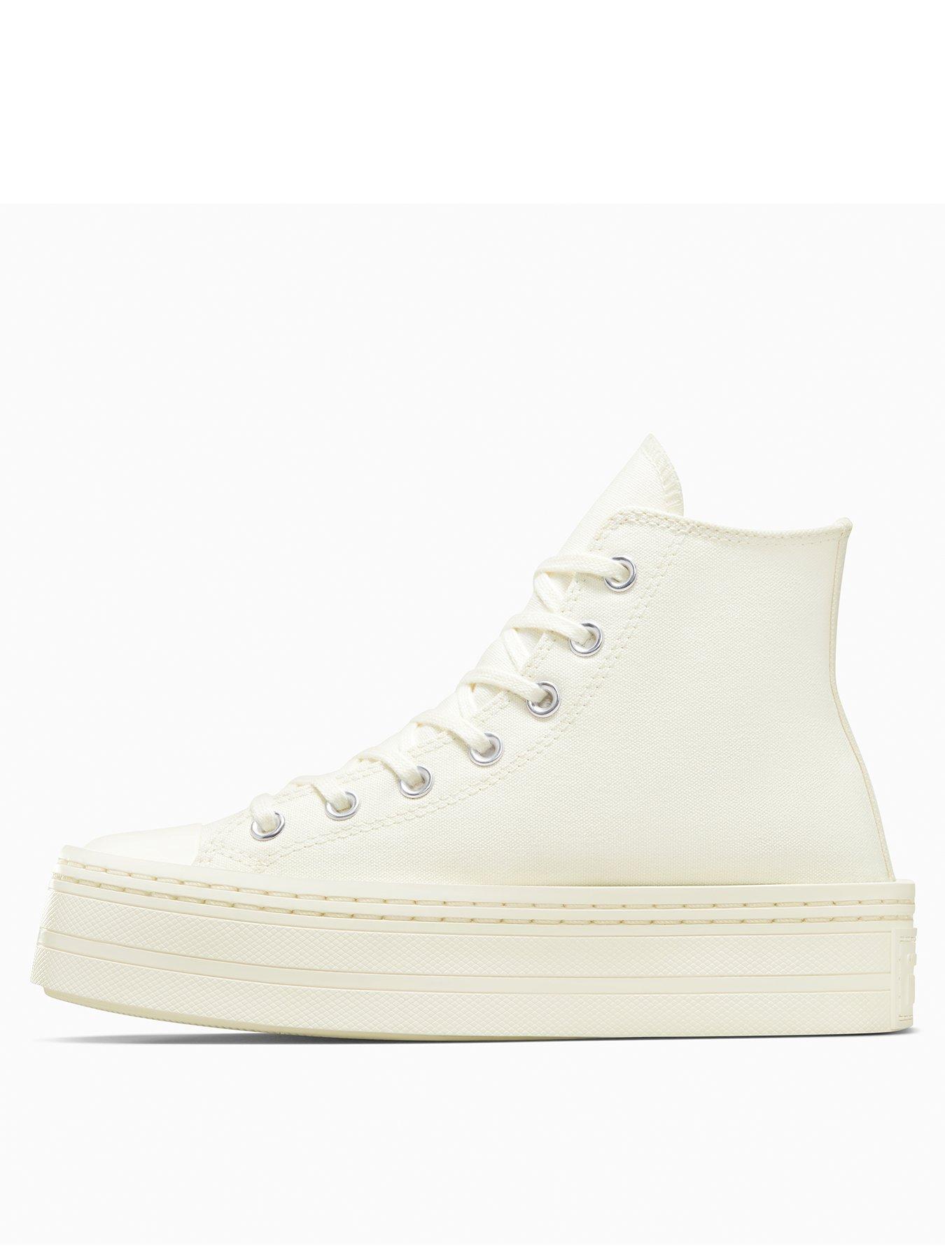 Converse lift ripple sales high cream