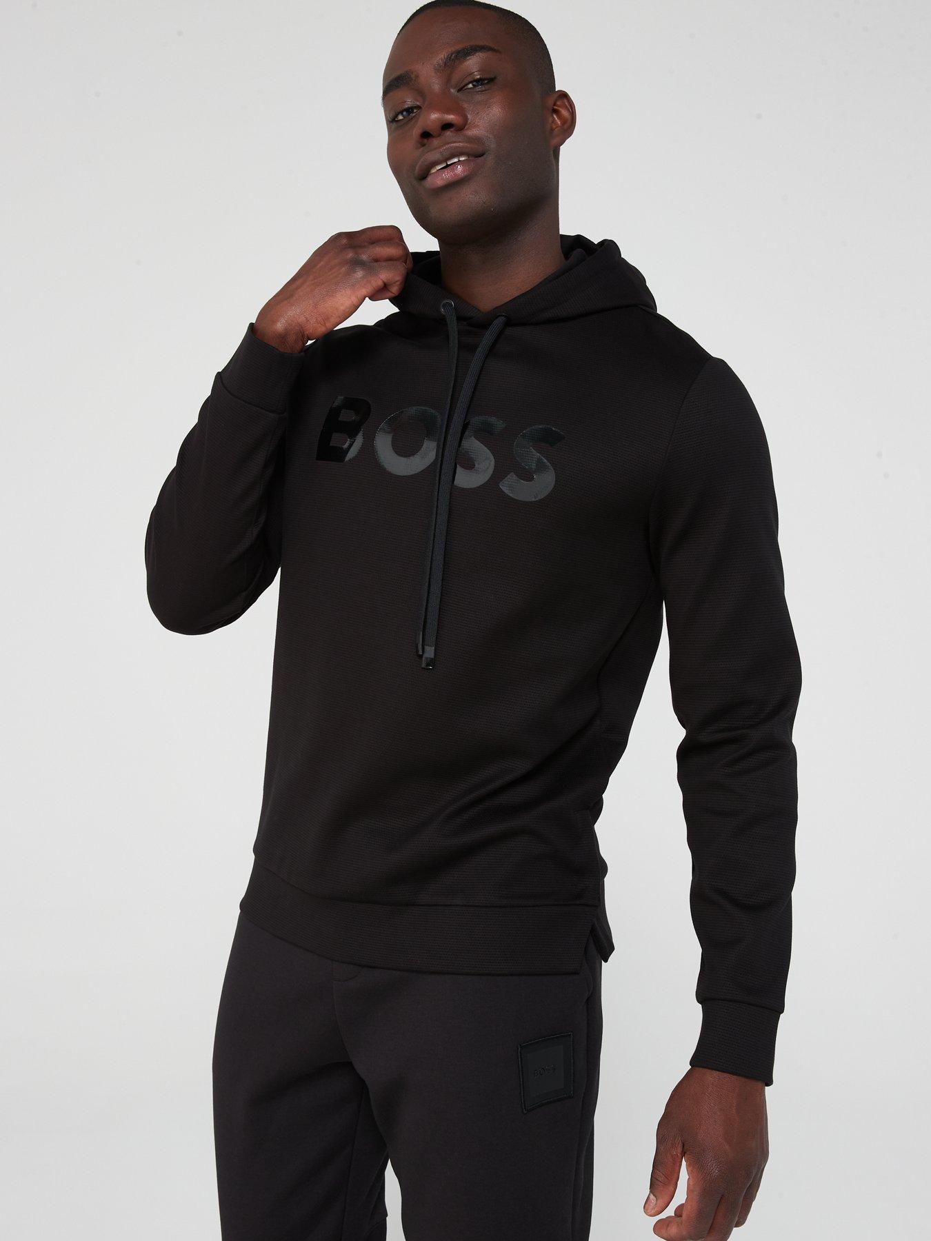 Boss pique overhead clearance hoodie