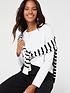  image of everyday-essential-loose-fit-crew-neck-long-sleeve-top-white