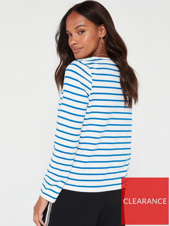 stillFront image of everyday-essential-loose-fit-crew-neck-long-sleeve-top-print