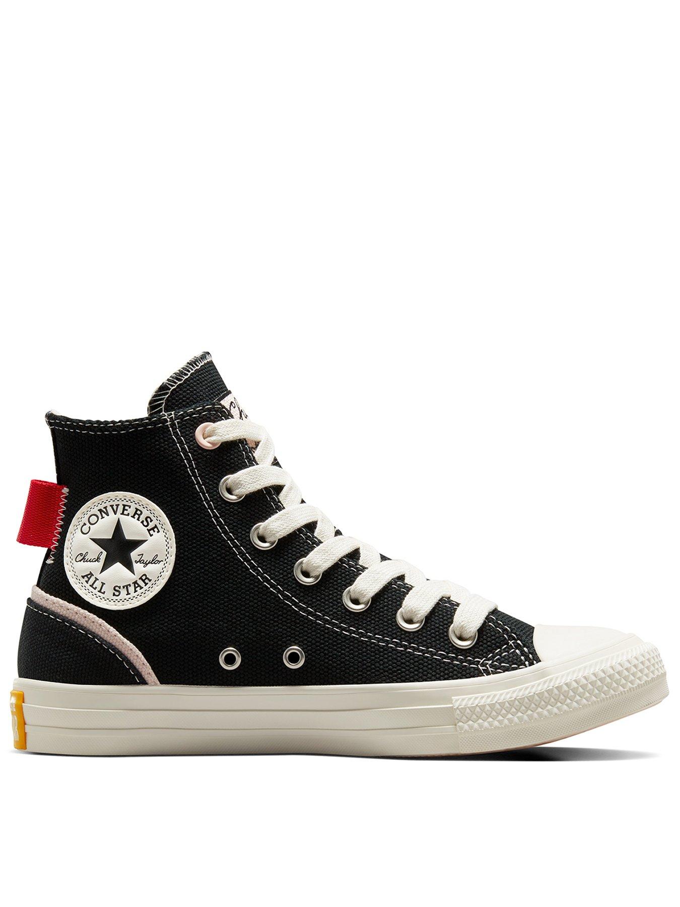 Black on sale converse very