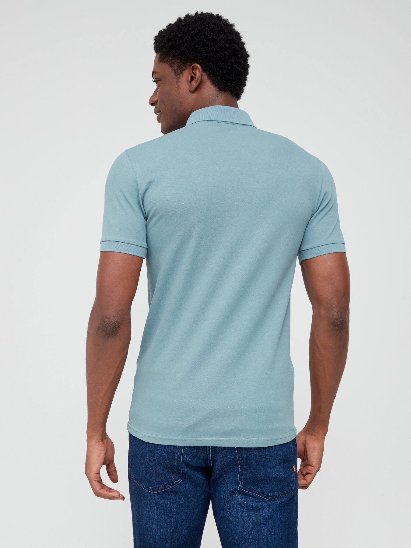 Image 2 of 5 of BOSS Passenger Slim Fit Polo Shirt - Aqua