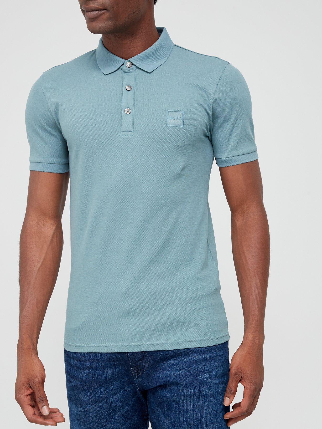 Image 5 of 5 of BOSS Passenger Slim Fit Polo Shirt - Aqua