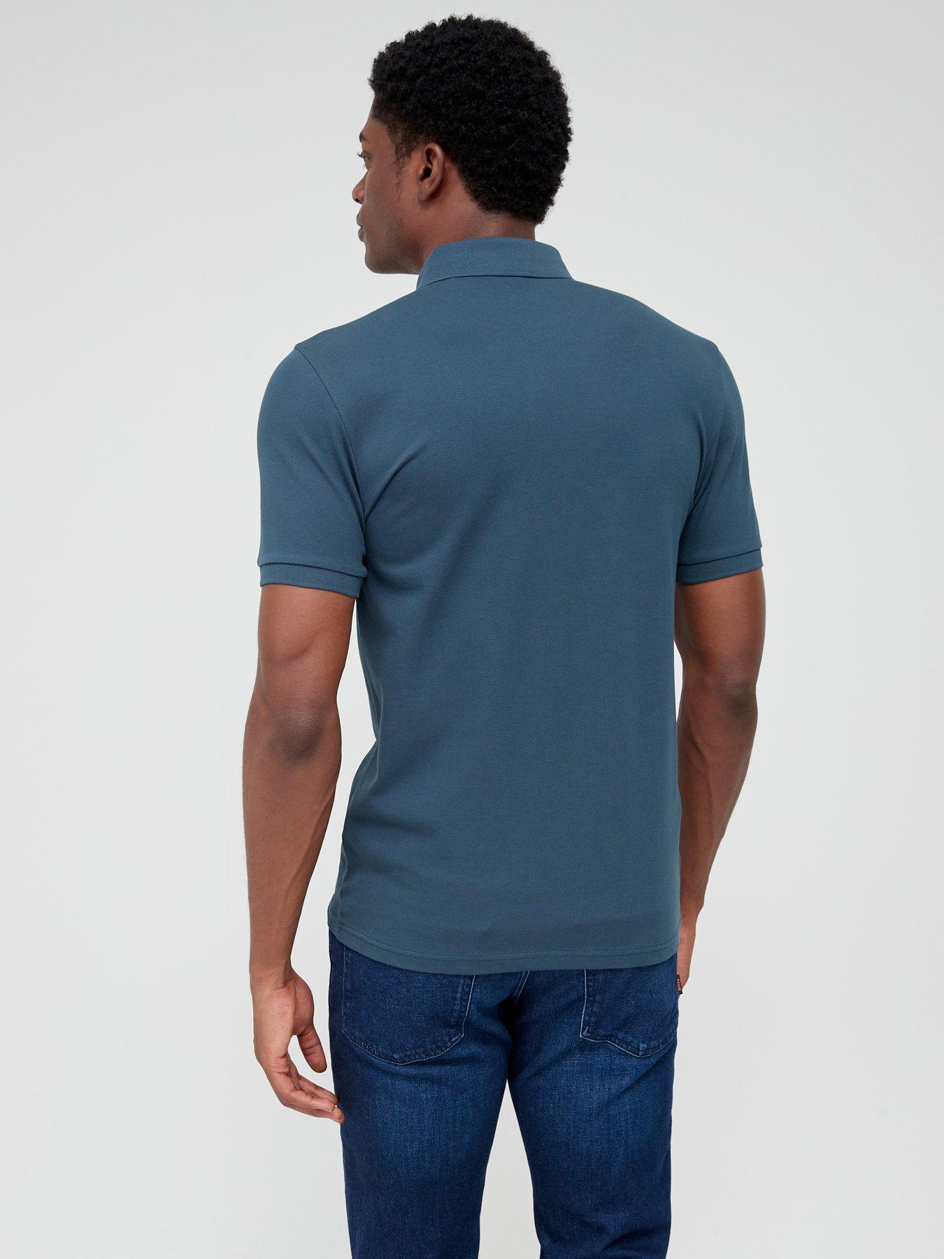 BOSS Passenger Slim Fit Polo Shirt Dark Aqua Very