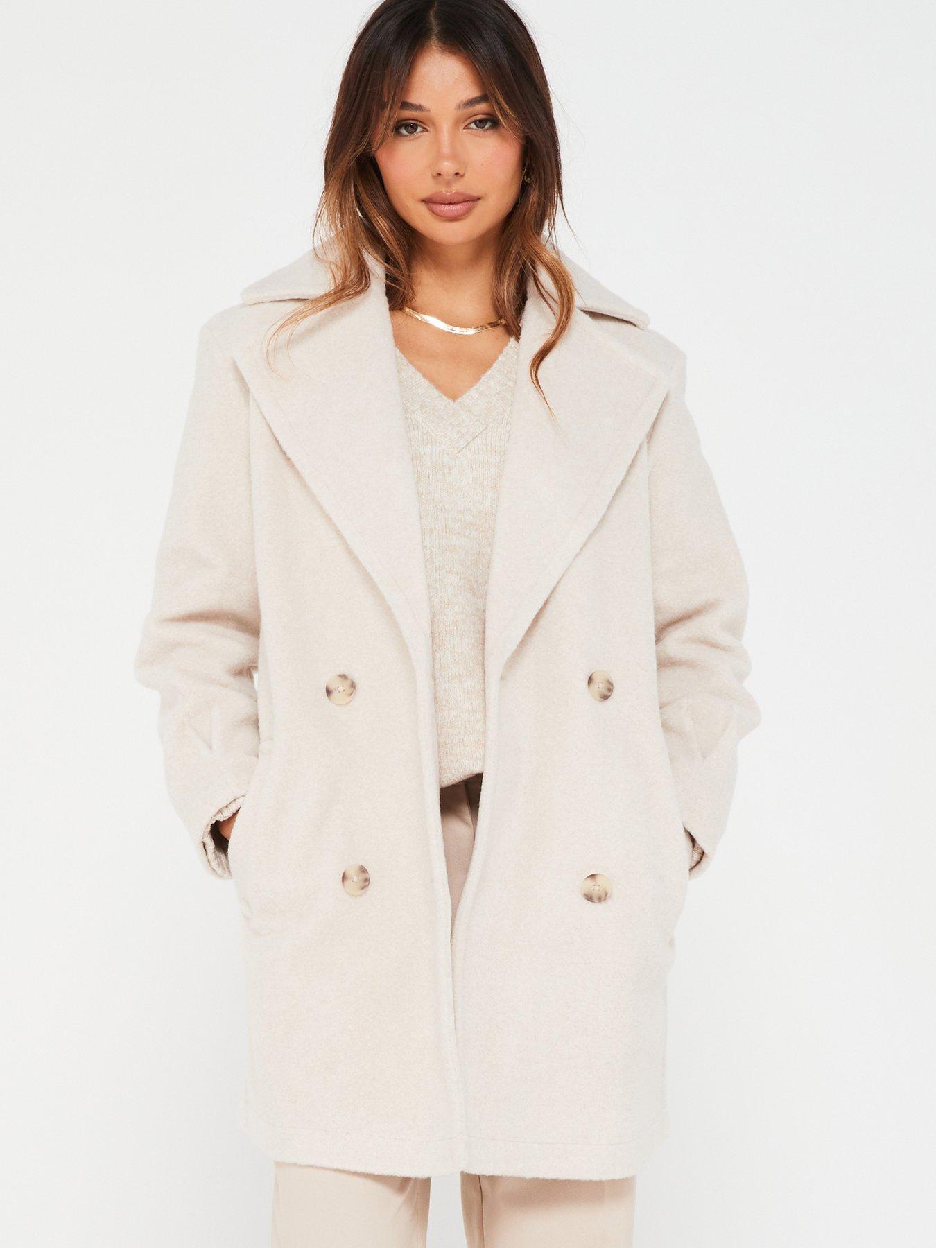 Lucky Brand Fur Peacoats