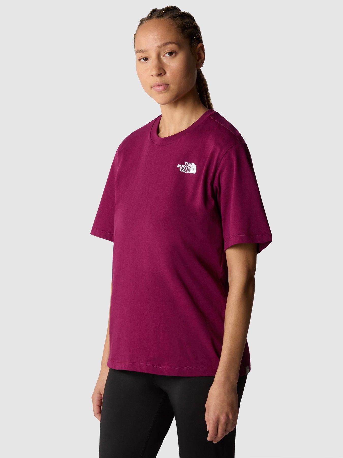 Womens north face cheap t shirt sale