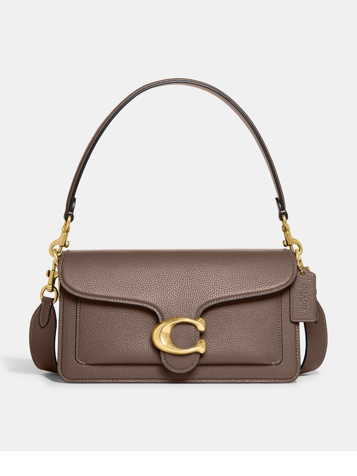 Tabby Shoulder Bag 26 In Polished Pebble Leather