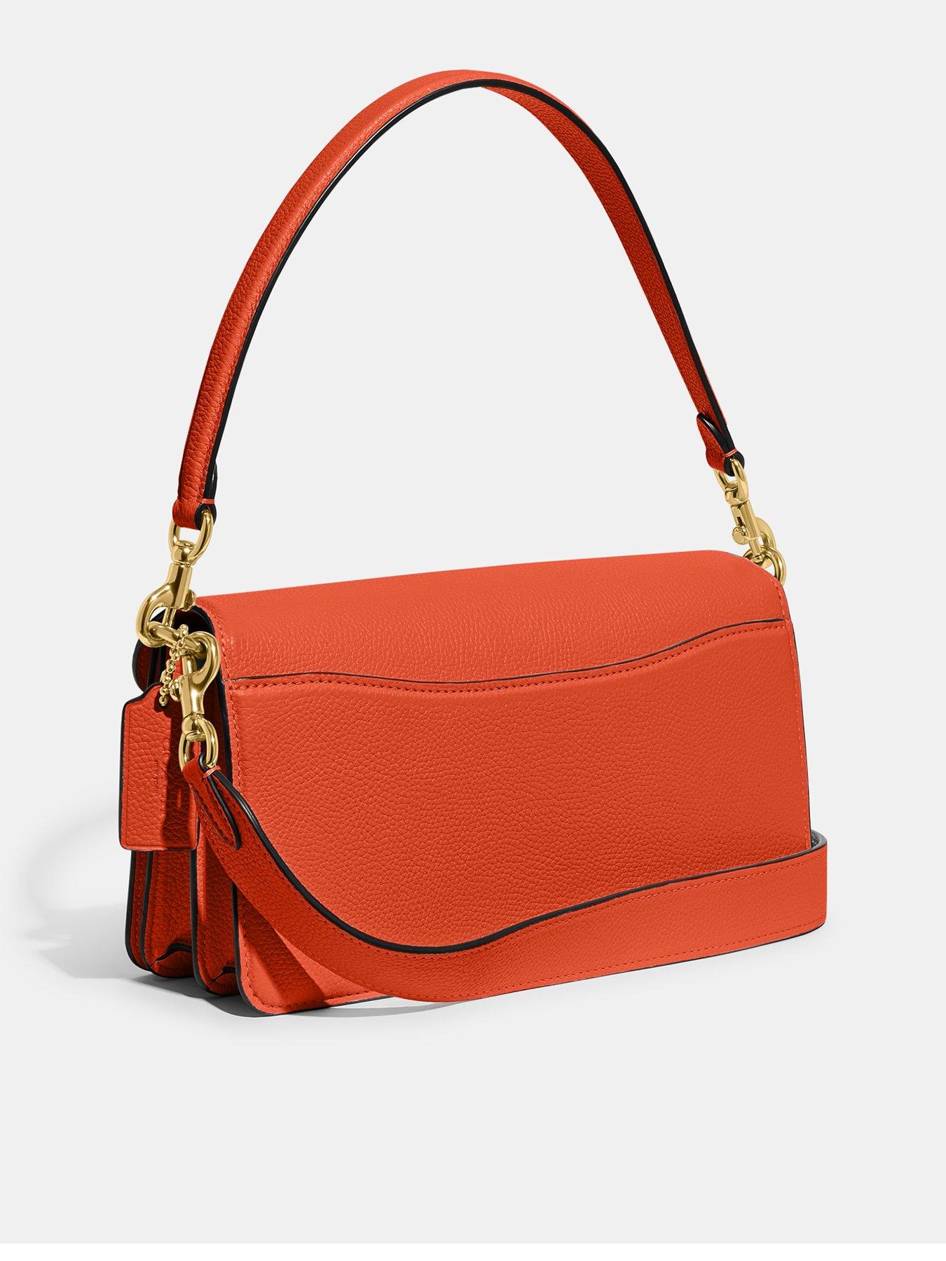 Coach Mini Tabby Leather Shoulder Bag - Red