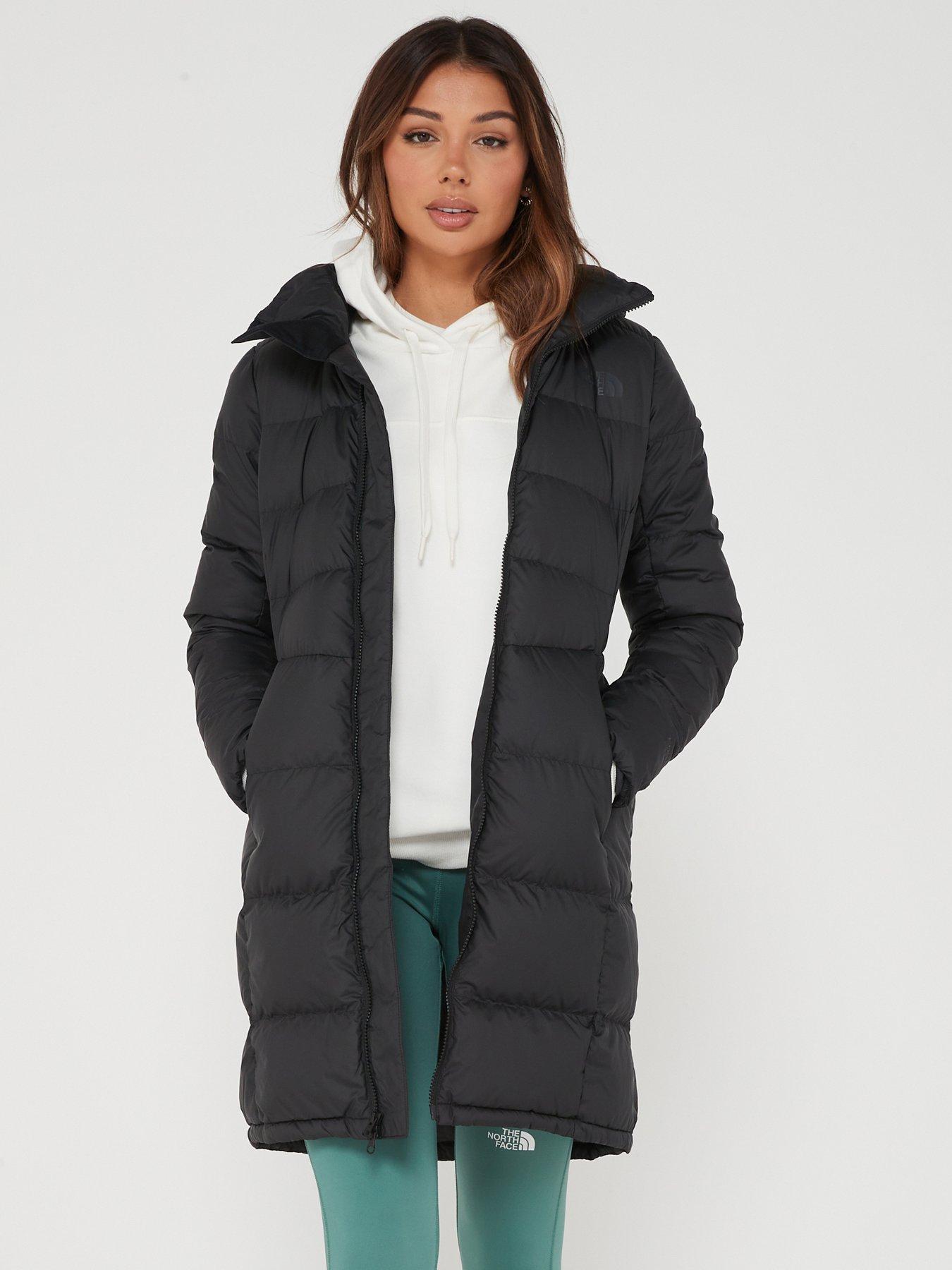 Womens long winter coats north clearance face