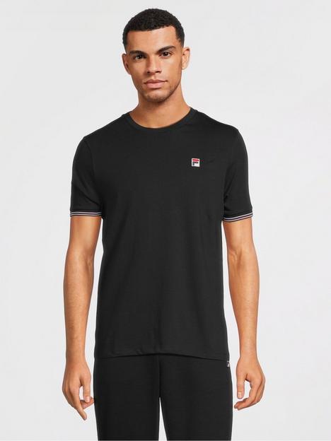 fila-caleb-essential-tee-with-taping-cuffs-black