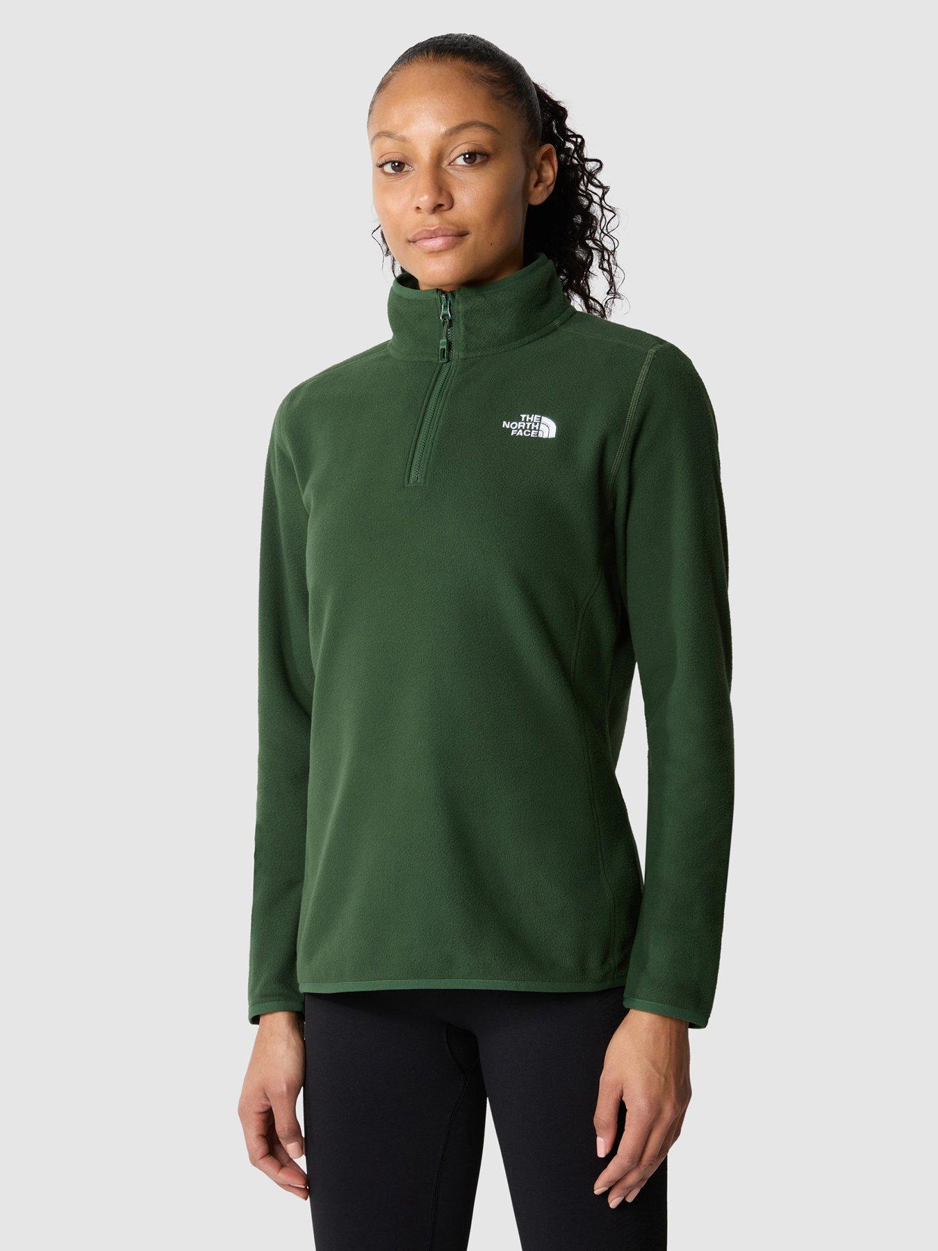 Womens The North Face Glacier Fleece 1/4 Zip Pullover Jacket